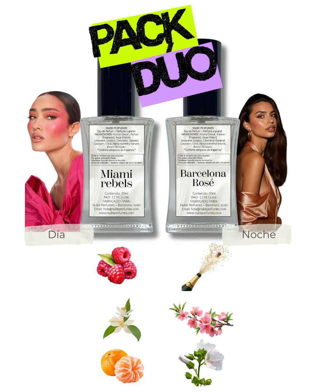 Floral Duo Pack | Day & Night — Miami Rebels + Barcelona Rose