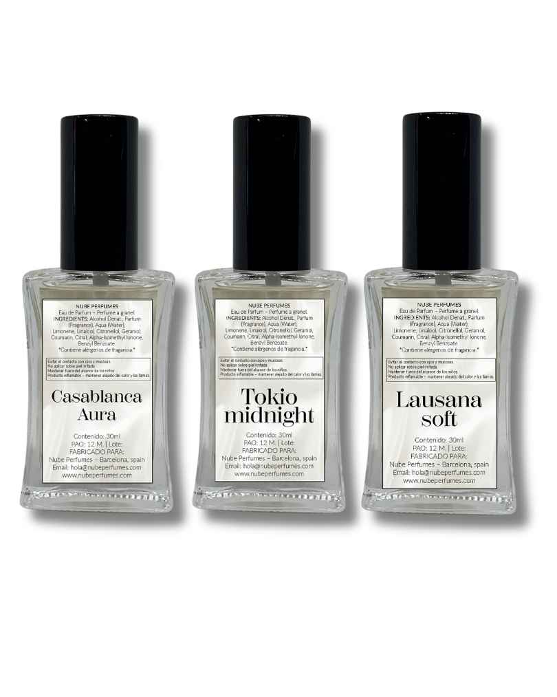 Pack Nube Clásico | 3 Perfumes en 30ml